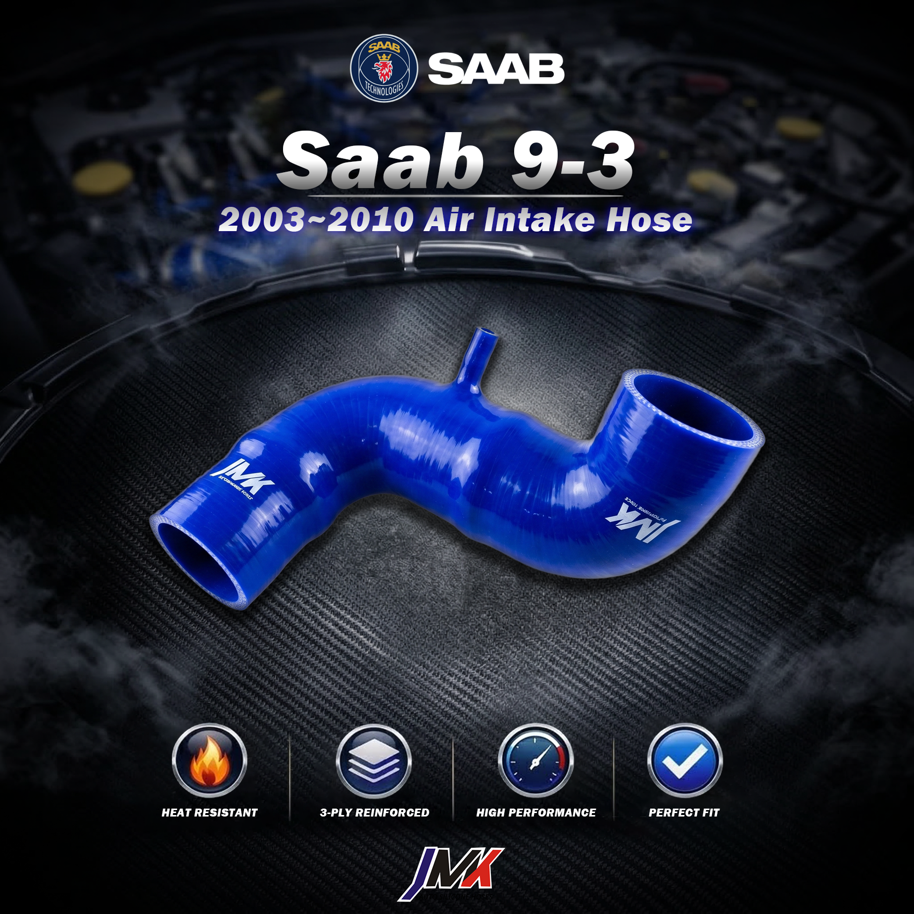 Saab 9-3 進氣管 2003-2010 Saab 9-3:圖片 1