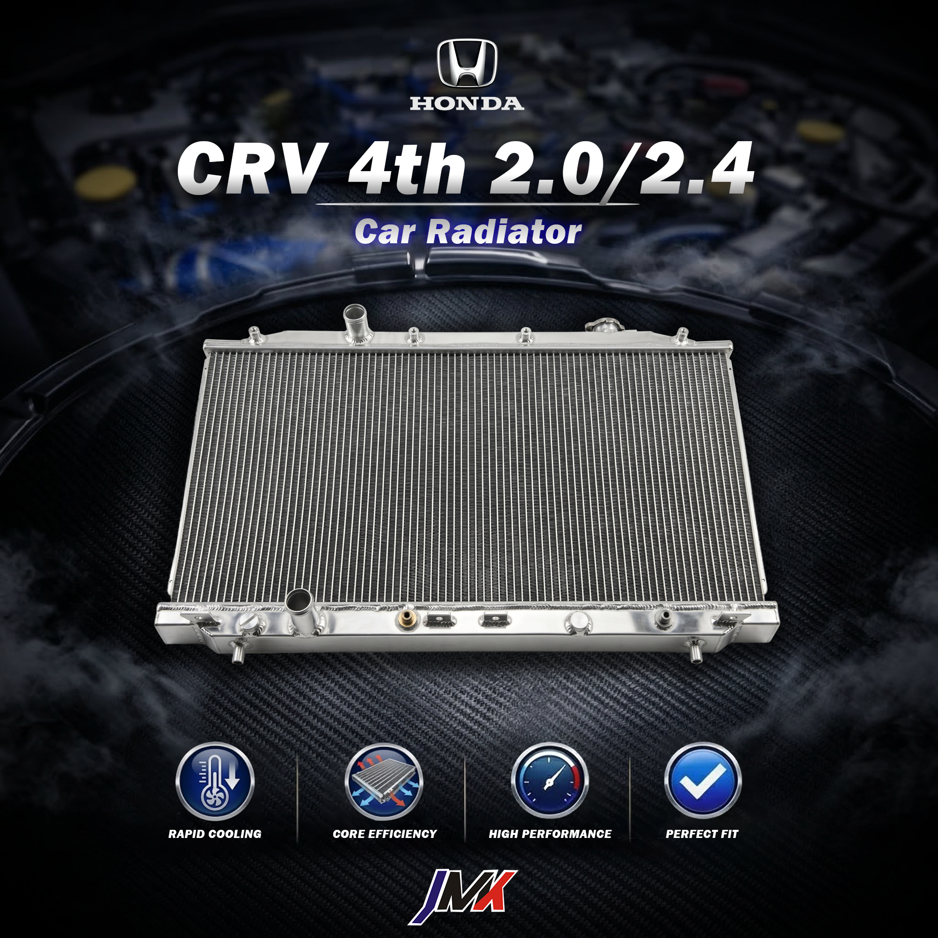 HONDA CRV 4代 2.0-2.4 水箱 【JMK原廠正貨】HONDA CRV 4代 2.0~2.4 汽車水箱 台灣現貨:圖片 1