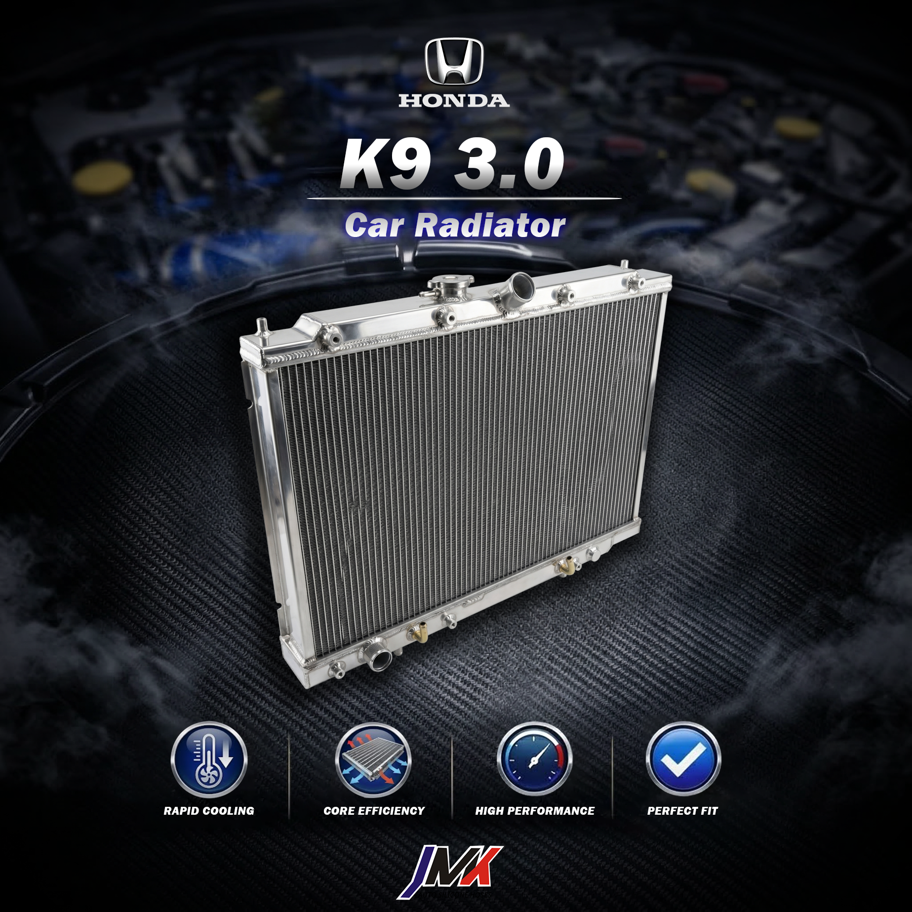 HONDA K9 3.0 水箱 【JMK原廠正貨】HONDA K9 3.0 汽車水箱 台灣現貨:圖片 1