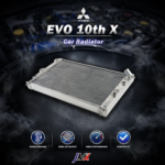 【JMK原廠正貨】Mitsubishi EVO 10th X 全鋁水箱 鋁製水箱 水箱 汽車改裝 台灣現貨