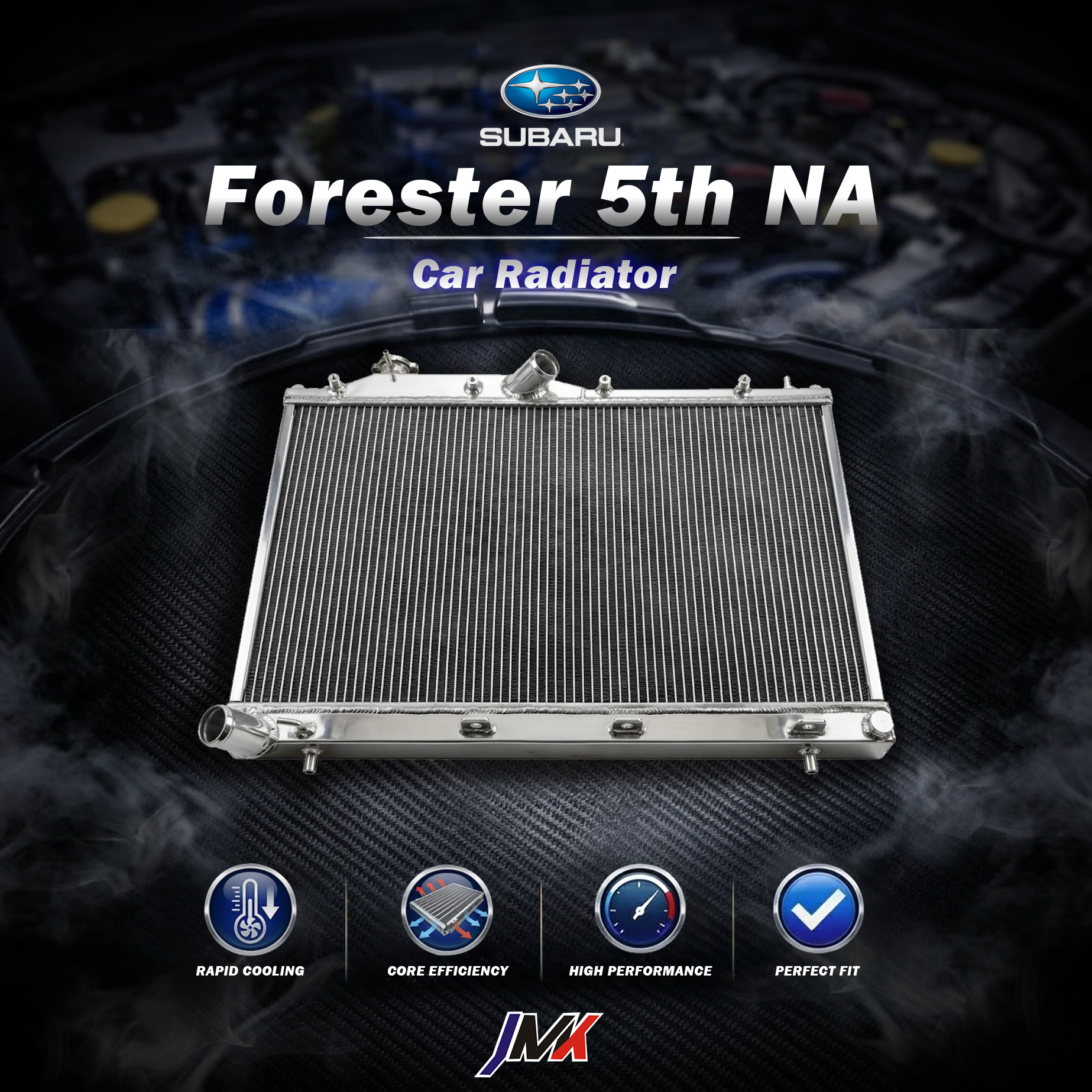 Subaru Forester 5th 五代森林人 NA 水箱 【JMK原廠正貨】Subaru Forester 5th 五代森林人 NA 全鋁水箱 鋁製水箱 水箱 汽車改裝 台灣現貨:圖片 1