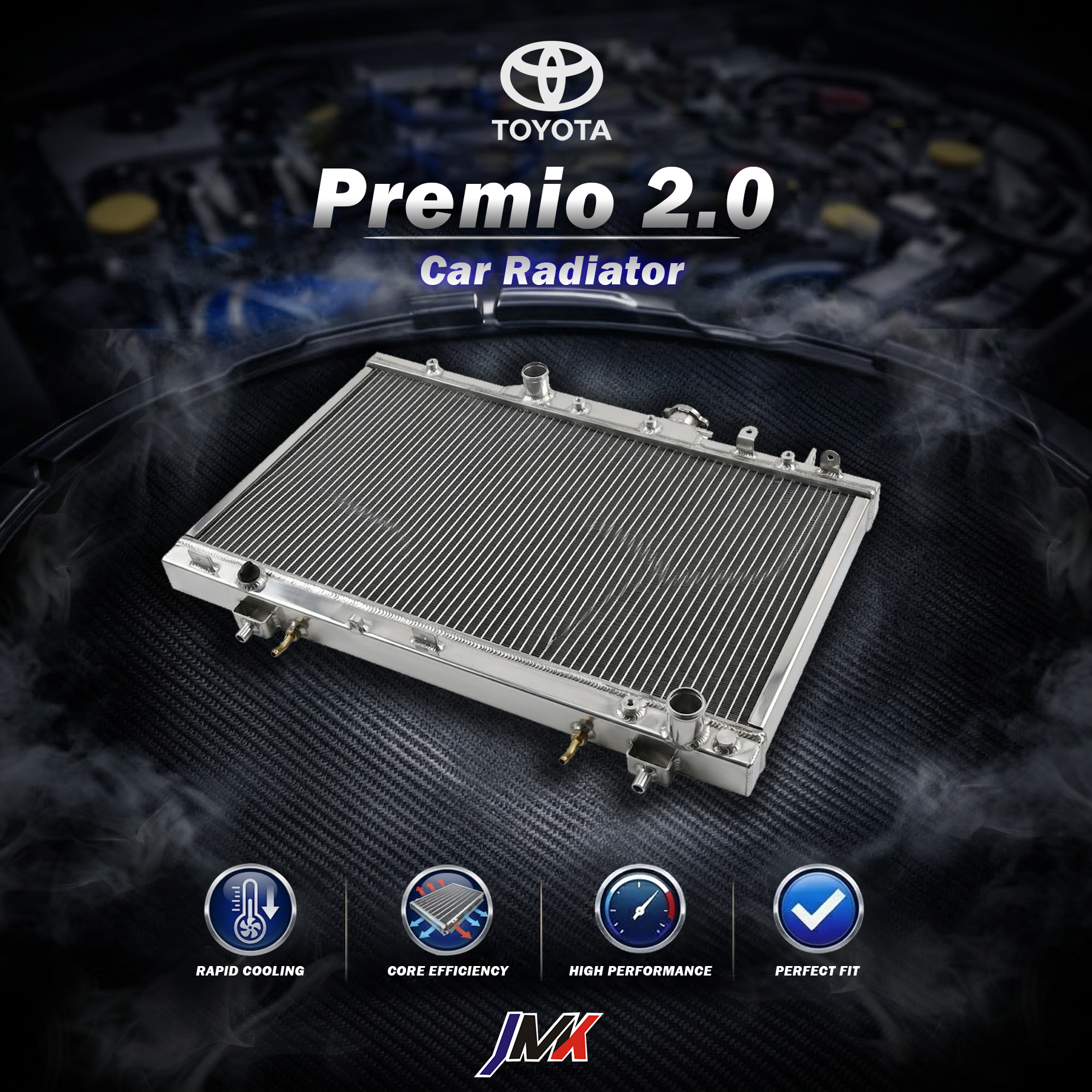 Toyota Premio 2.0 水箱 【JMK原廠正貨】Toyota Premio 2.0 汽車水箱 台灣現貨:圖片 1
